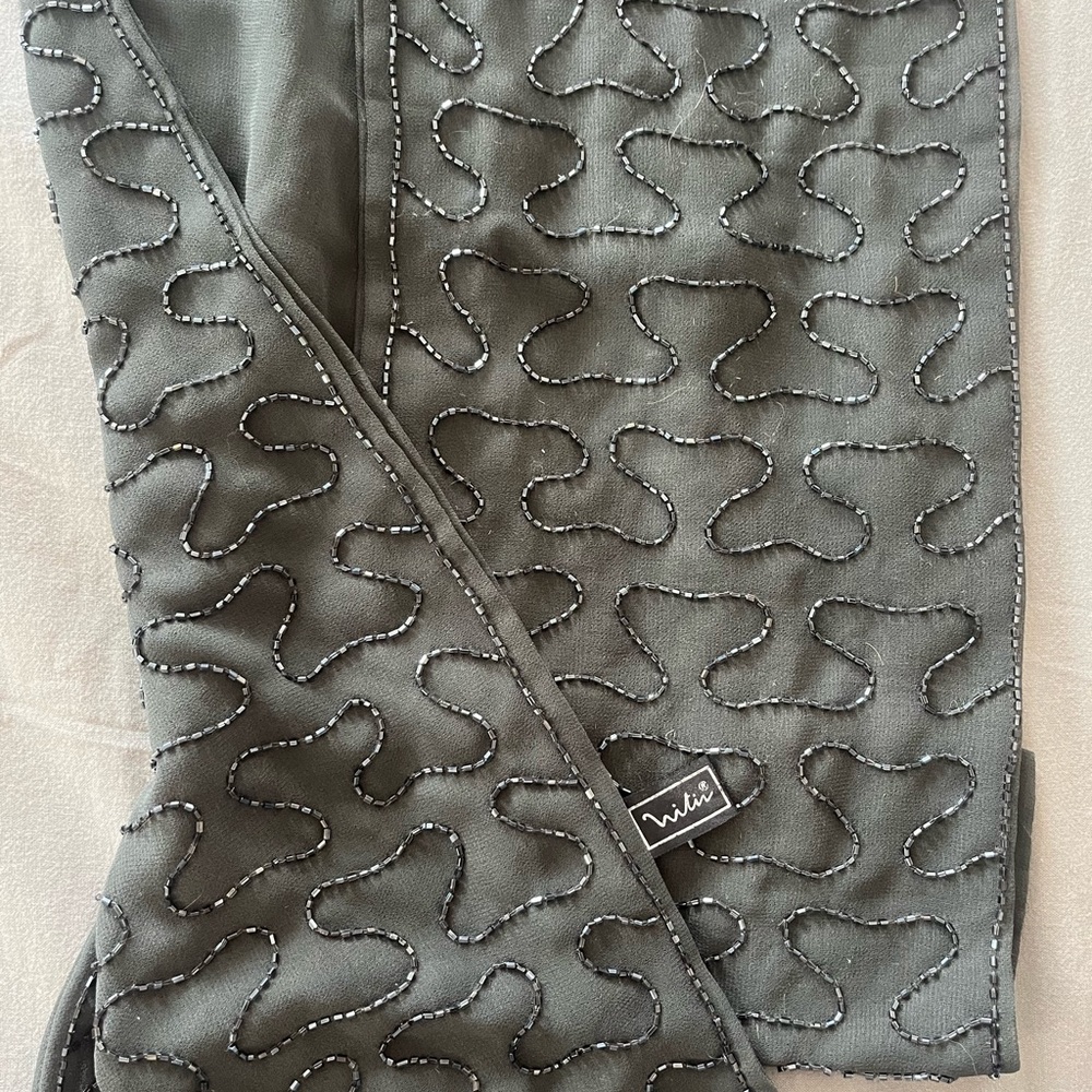 beaded fashion scarf